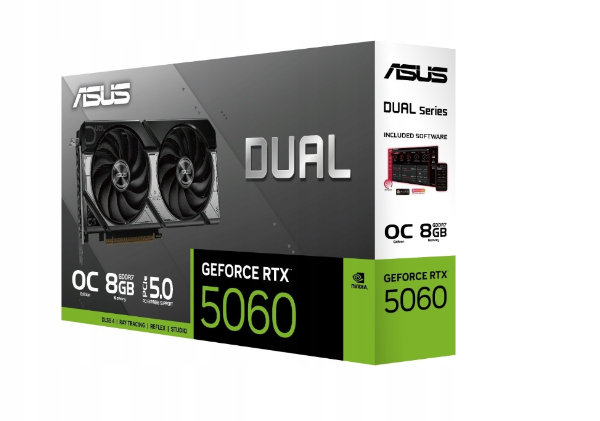 Karta graficzna ASUS GeForce RTX 5060 Dual OC 8GB GDDR7 128BIT HDMI 3DP
