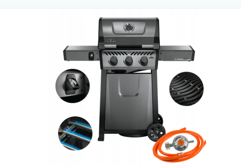 Grill gazowy ogrodowy do ogrodu Napoleon Freestyle 365 12kW Grafitowy