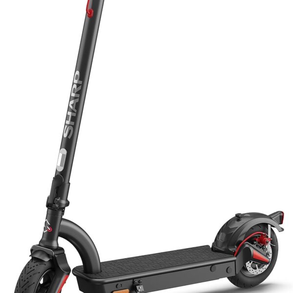 Patinete eléctrico Sharp EM-KS2AEU-B negro | 35 km de autonomía y suspensión trasera