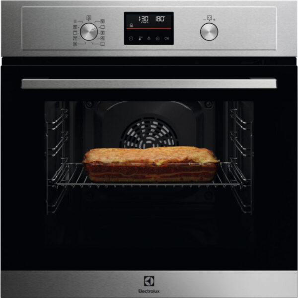 Horno Electrolux EOH4P46BX Multif.9 65L Inox | Serie 300 con mandos escamotables