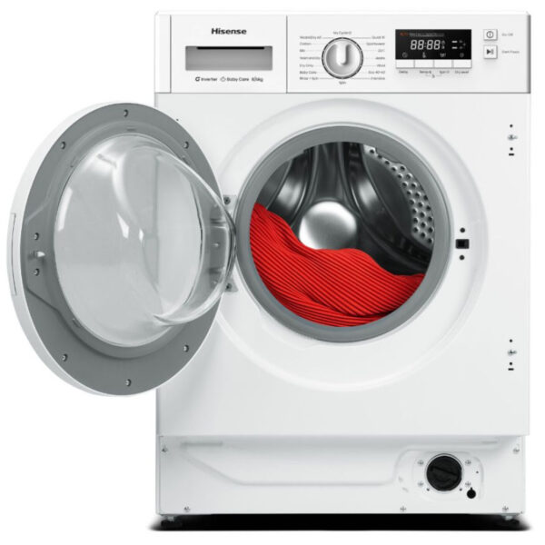 Lavasecadora Hisense 8/6kg 1400rpm eficiente y con programación diferida | Equilibrio perfecto calidad-precio
